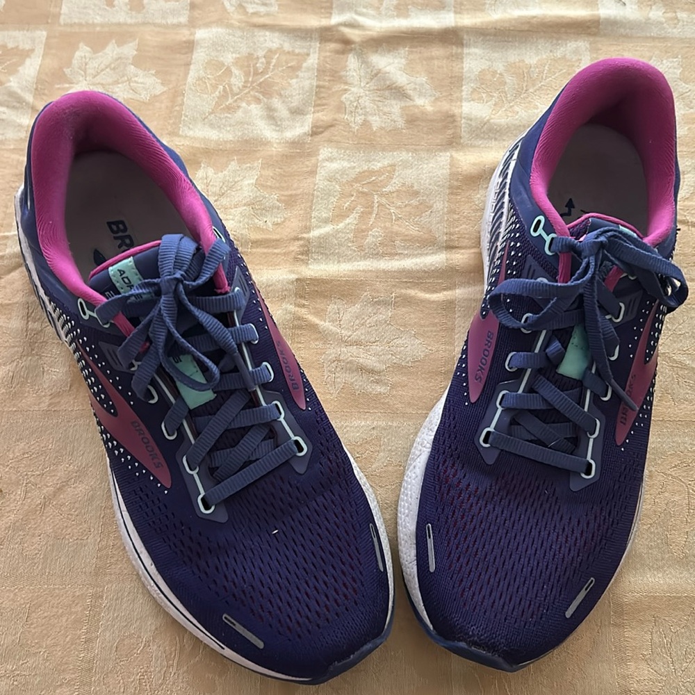 Brooks adrenaline gts. Women’s size 10.5. Pink and purple.